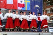 Travelling abroad folklore festivals participation